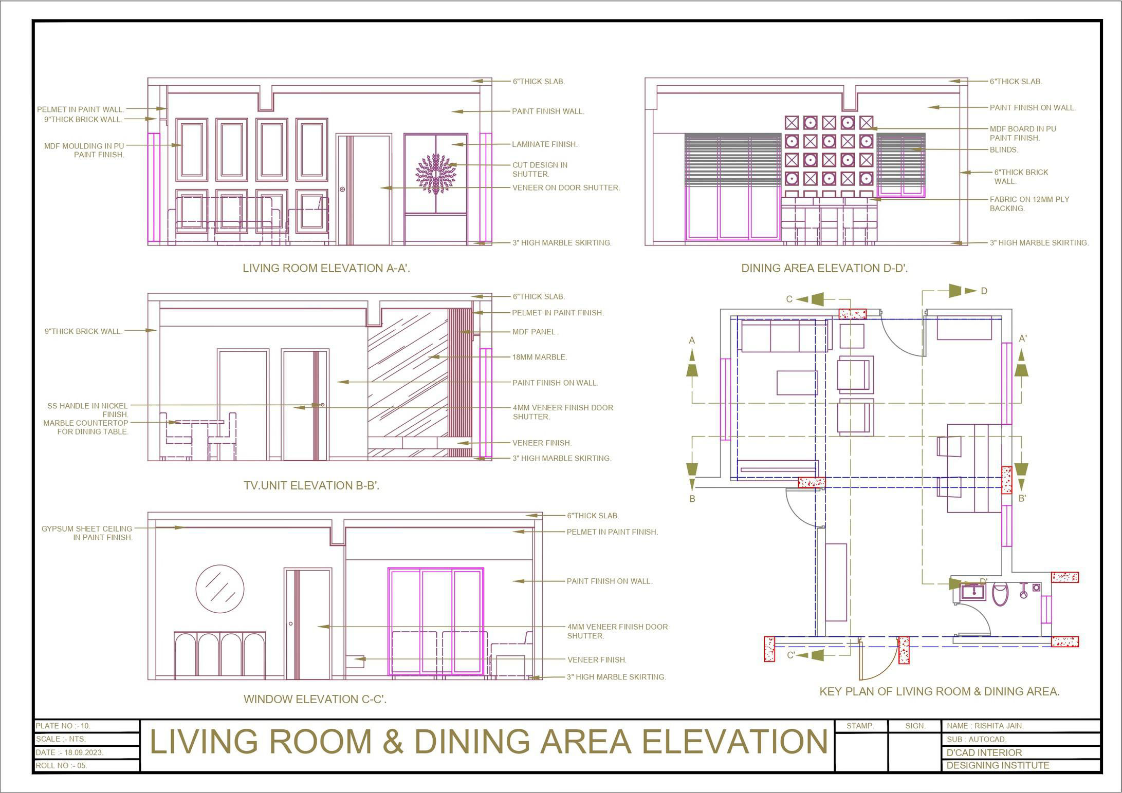DCAD interior designing institute in mumbai